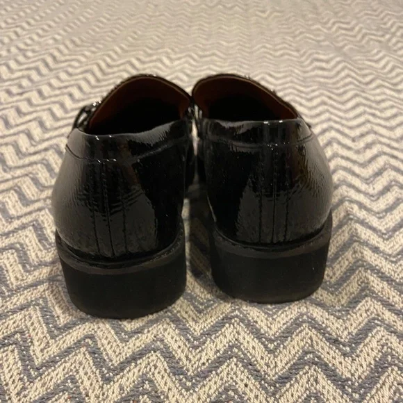 Franco Sarto Cason Black Patent Loafers | Size 6 | NWT - Picture 3 of 7